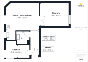 Appartement de 49.5 m² à Clamart
