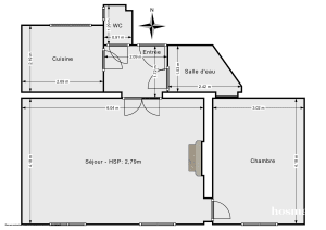 Appartement de 50.0 m² à Paris