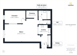 Appartement de 50.0 m² à Nantes