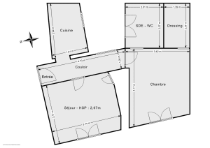 Appartement de 42.0 m² à Paris