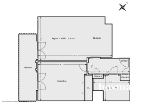 Appartement de 45.0 m² à Levallois-Perret