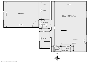 Appartement de 46.0 m² à Asnières-sur-Seine