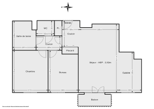 Appartement de 64.0 m² à Clichy