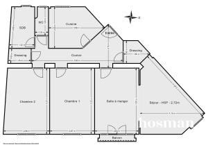 Appartement de 74.0 m² à Paris