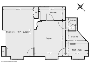 Appartement de 35.0 m² à Paris