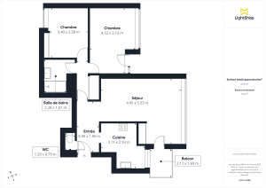 Appartement de 67.05 m² à Paris