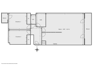 Appartement de 75.32 m² à Nantes