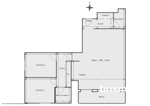 Appartement de 68.0 m² à La Garenne-Colombes