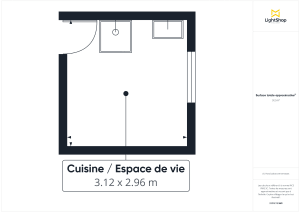 Appartement de 9.4 m² à Asnières-sur-Seine