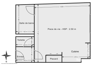 Appartement de 33.0 m² à Paris