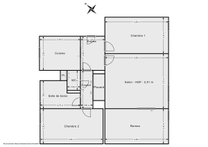 Appartement de 65.91 m² à Asnières-sur-Seine