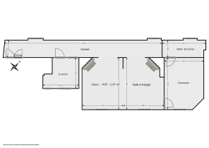Appartement de 56.0 m² à Paris