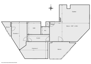 Appartement de 69.06 m² à Lyon