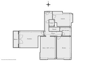 Appartement de 52.76 m² à Suresnes