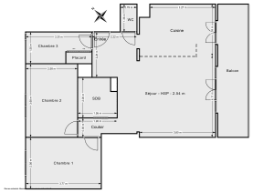 Appartement de 62.85 m² à Rezé