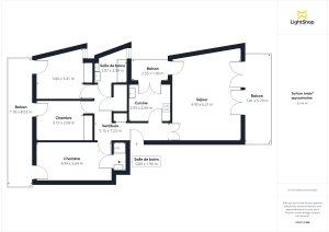 Appartement de 84.0 m² à Bordeaux