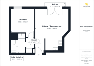 Appartement de 48.53 m² à Saint-Ouen-sur-Seine