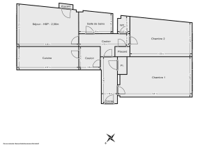 Appartement de 70.0 m² à Paris