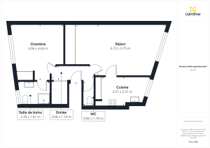 Appartement de 55.0 m² à Bordeaux
