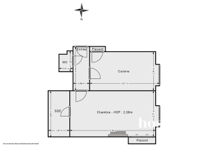 Appartement de 29.5 m² à Lyon