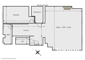 Appartement de 50.0 m² à Paris