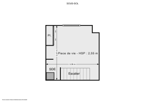 Appartement de 26.7 m² à Paris