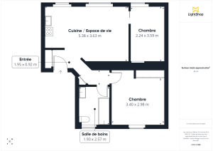 Appartement de 48.0 m² à Paris