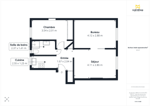 Appartement de 44.0 m² à Paris