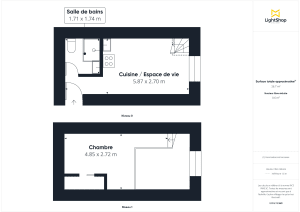 Appartement de 16.26 m² à Bordeaux