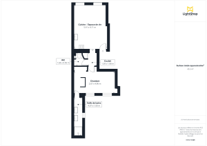 Appartement de 45.0 m² à Bordeaux