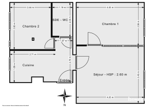 Appartement de 41.19 m² à Paris