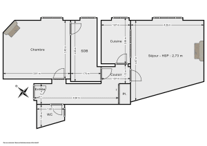 Appartement de 49.0 m² à Clamart