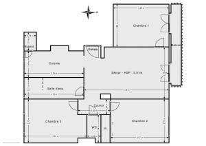 Appartement de 62.88 m² à Marseille