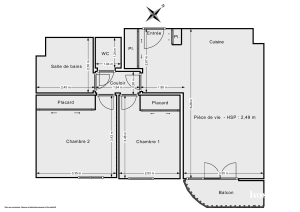 Appartement de 56.0 m² à Maisons-Alfort