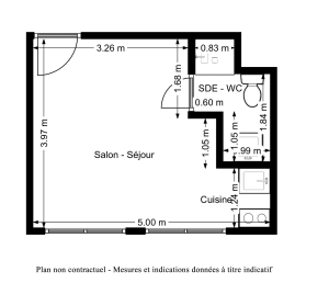 Appartement de 18.9 m² à Nantes