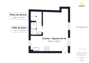 Appartement de 20.0 m² à Paris