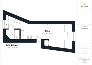 Appartement de 20.5 m² à Vincennes