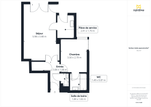 Appartement de 47.03 m² à Paris
