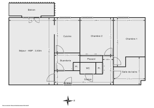 Appartement de 64.1 m² à Nantes