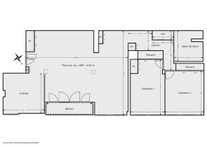 Appartement de 89.51 m² à Levallois-Perret