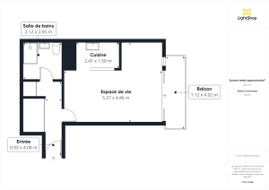 Appartement de 33.0 m² à Paris
