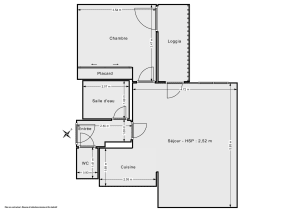 Appartement de 47.0 m² à Courbevoie