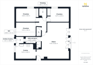 Appartement de 87.06 m² à Rezé