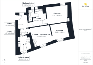 Appartement de 46.33 m² à Paris