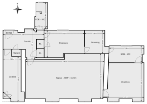 Appartement de 79.03 m² à Paris