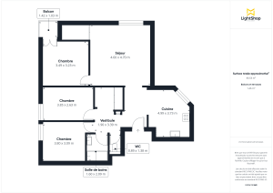Appartement de 82.02 m² à Caluire-et-Cuire