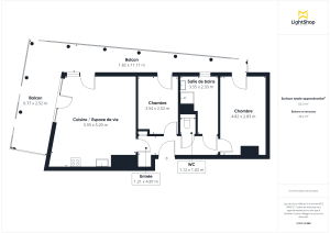 Appartement de 61.58 m² à Nantes