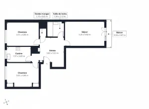 Appartement de 63.8 m² à Montreuil