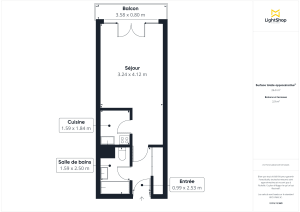 Appartement de 27.0 m² à Paris