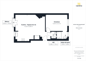 Appartement de 44.81 m² à Vanves